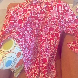 Hilfiger men’s L button down party shirt!